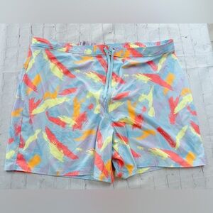 Wild Fable NWT men’s blue and neon board shorts size 3X